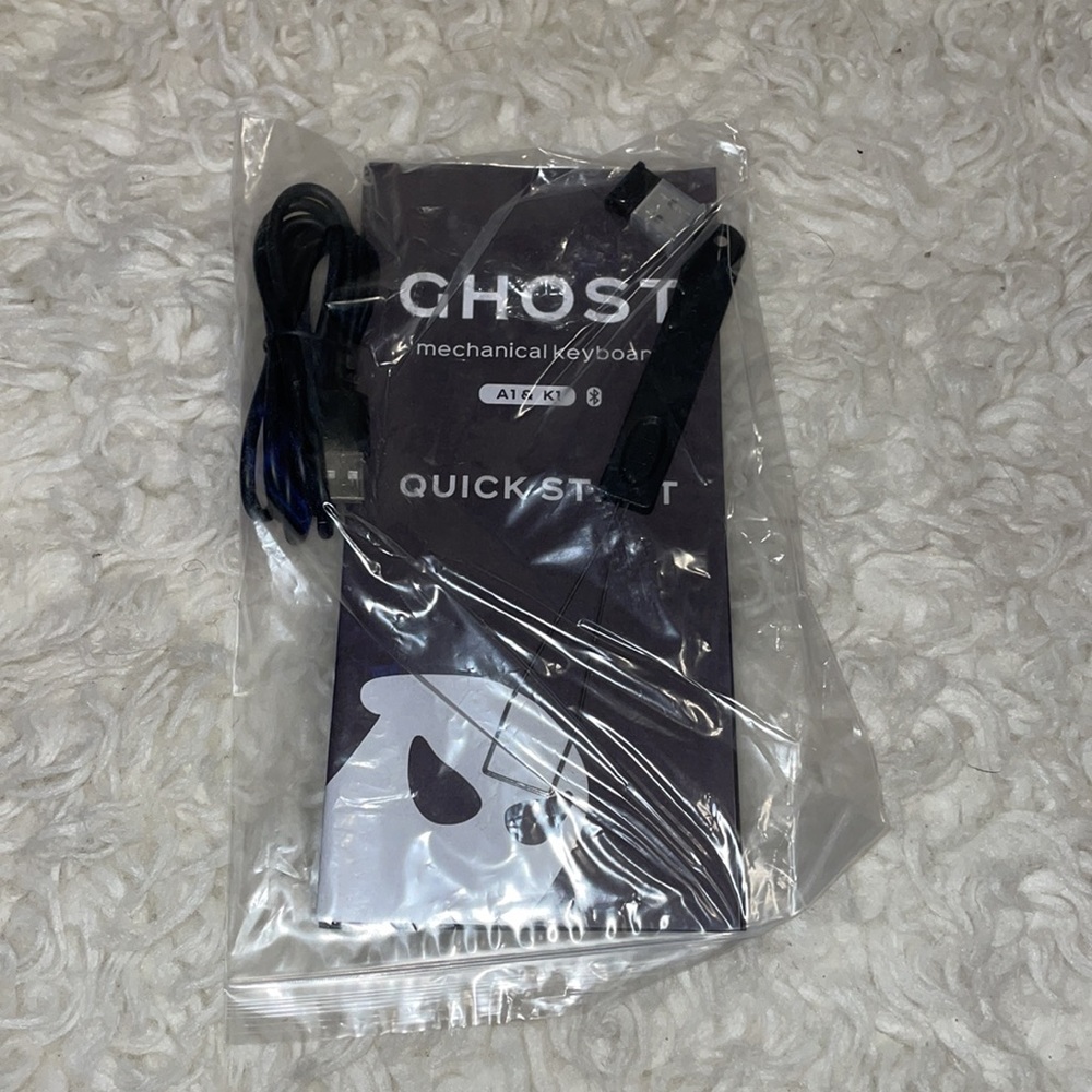 NIB Ghost K1 Wireless LED Keyboard For Gaming - Picture 9 of 9